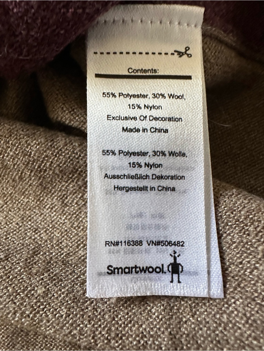 Smartwool Shadow Pine Wool Blend Colorblock Crew Sweater XS - Picture 13 of 13